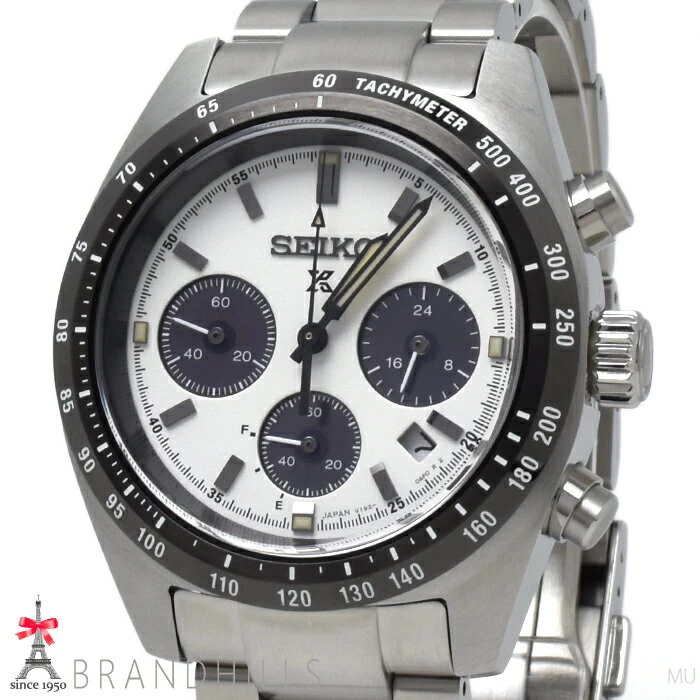 Seiko Prospex Speedtimer Solar Chronograph SS White Dial SBDL085 V192-0AF0 SEIKO Unused 