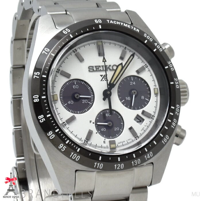 Seiko Prospex Speedtimer Solar Chronograph SS White Dial SBDL085 V192-0AF0 SEIKO Unused 