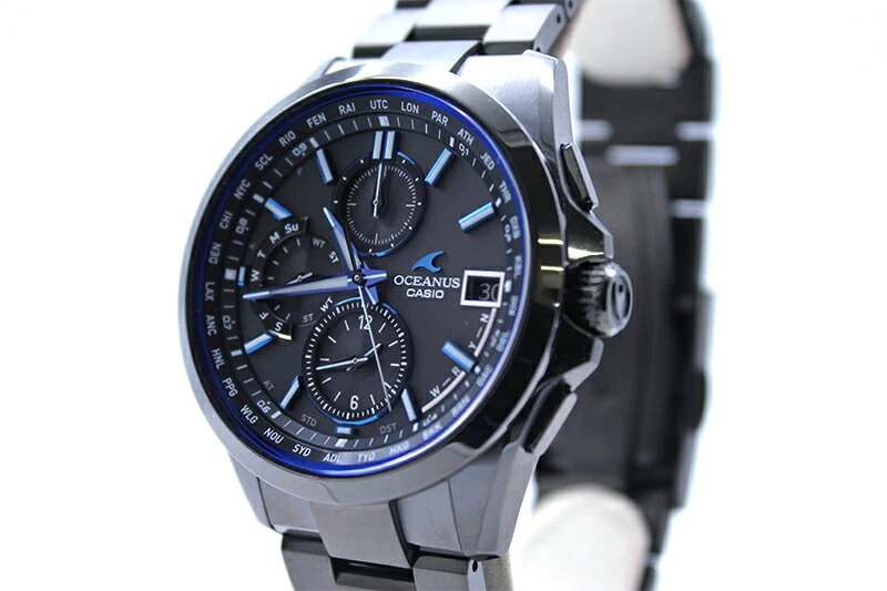 Urakami Store [CASIO/Casio] OCEANUS Classic Line/ Oceanus Classic Line OCW-T2600B-1AJF Tough Solar Radio Wave Black Black Dial Box Case Manual Warranty [・Beautiful Item] Rakuten
