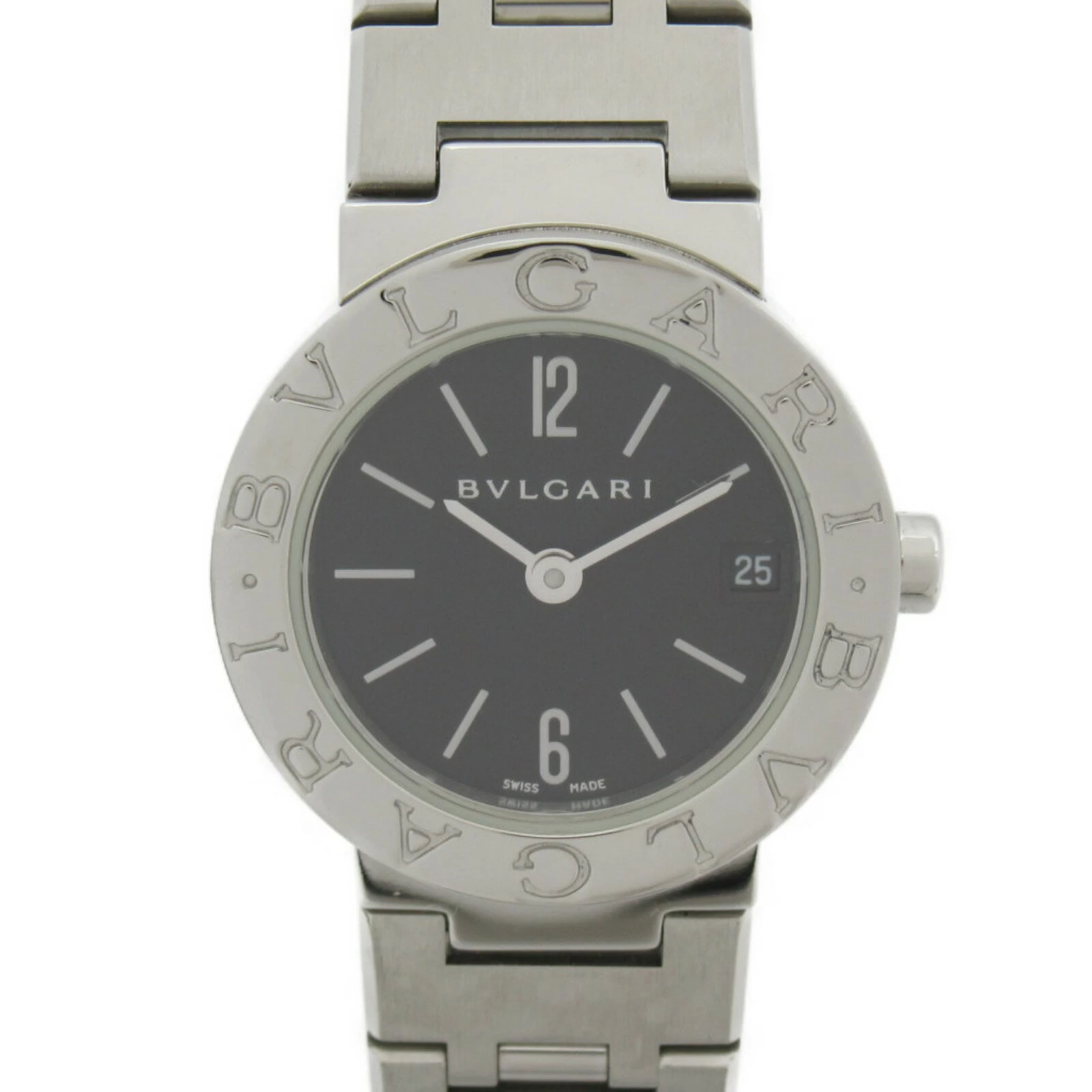  BVLGARI BVLGARI Stainless Steel Womens Black BB23SS | Brand Brand Watch Brand Watch