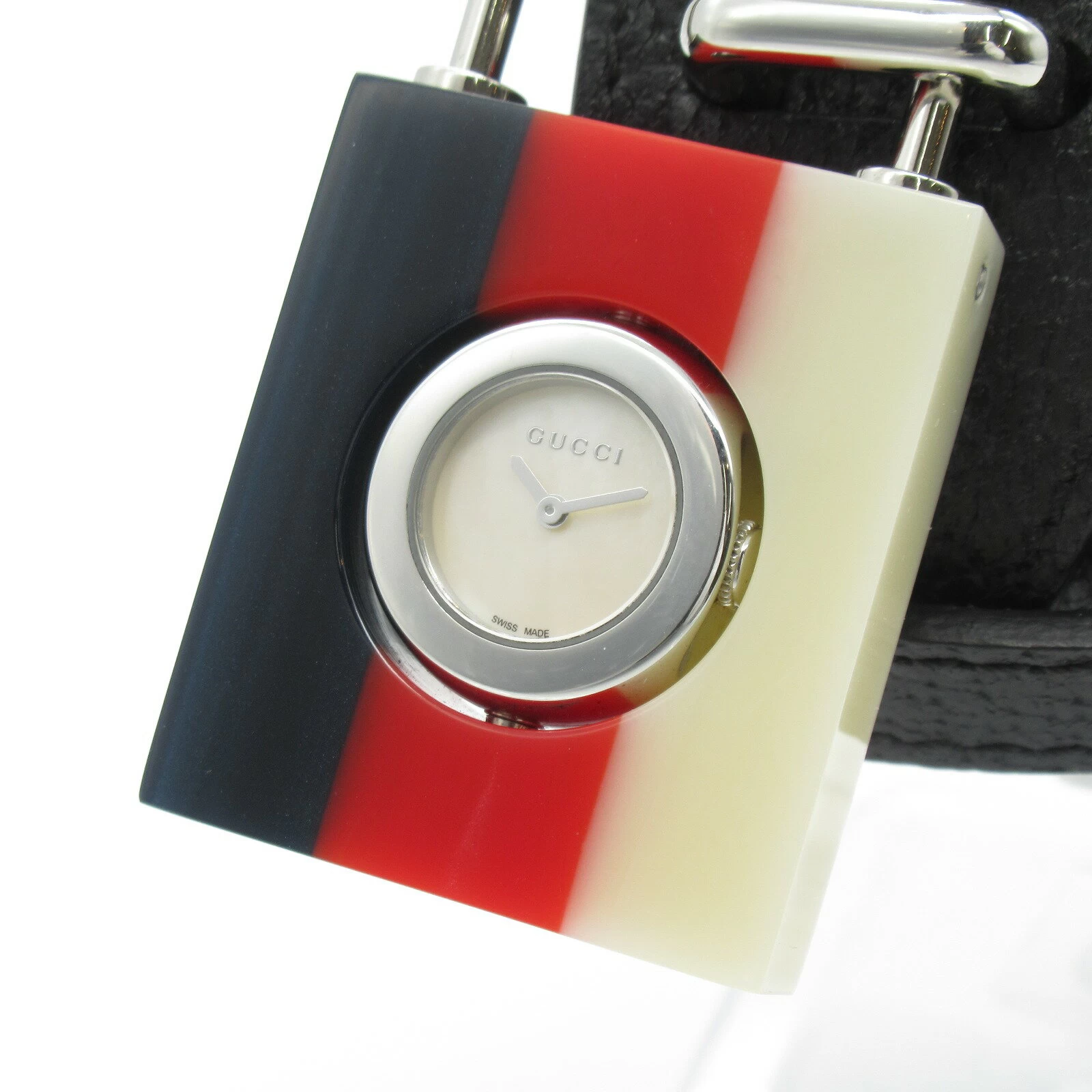  Gucci GUCCI Constance Watch Stainless Steel Leather Strap Ladies White White Shell 150.5 | Brand Brand Watch Brand
