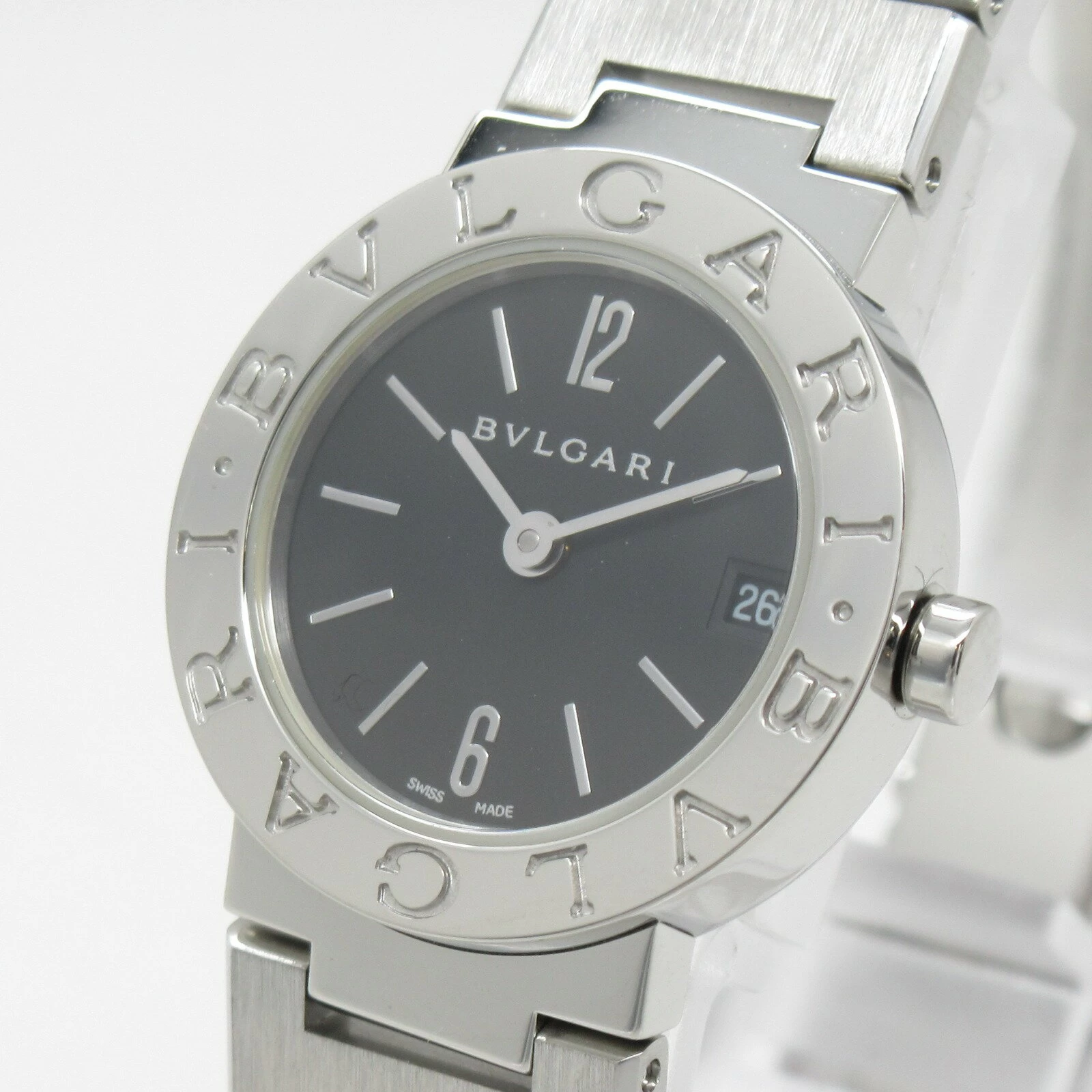 Bvlgari BVLGARI Watch Stainless Steel Ladies Black BB23SSD from 3/9 | Brand Brand Watch Brand
