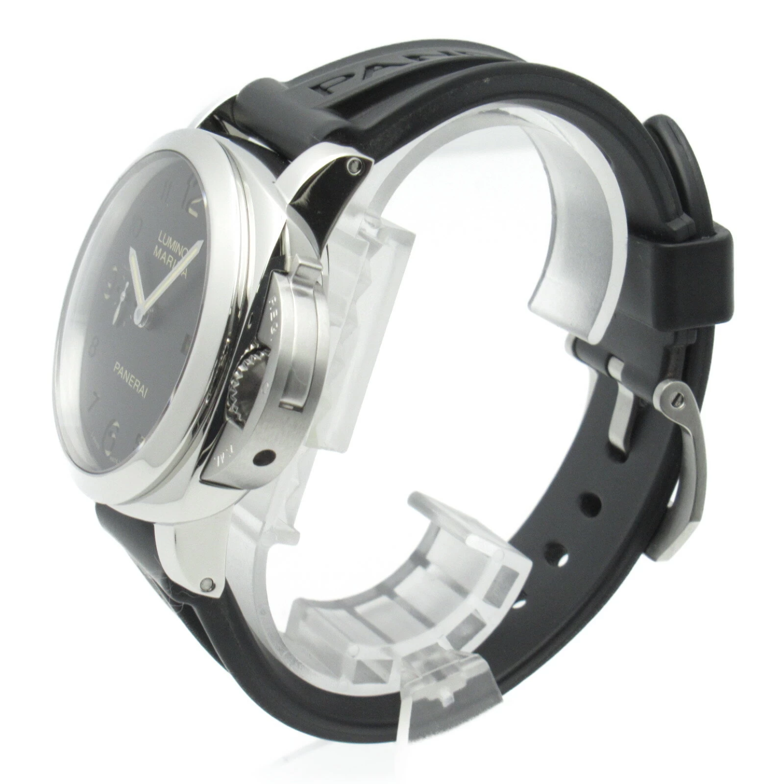  Panerai Panerai Luminor Marina 1950 3 Days Watch Stainless Steel Rubber Strap Black Series PAM00359 