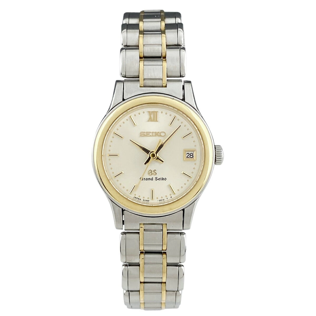 20% OFF [Wrapping Allowed] Seiko Seiko Grand Seiko 4J52-0010 SS YG Quartz Silver Ladies MSP29
