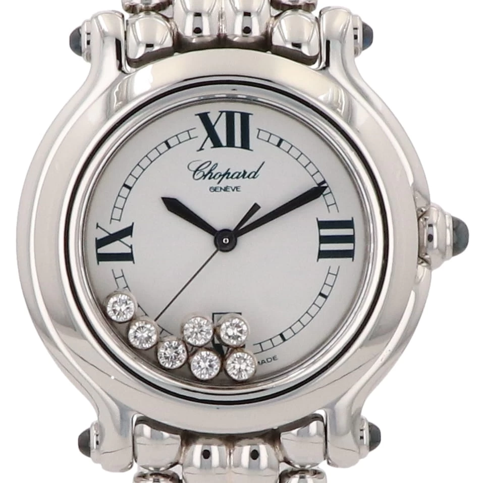 11% OFF [Wrapping Allowed] Chopard Chopard Happy Sport 7P Diamond 27/8236-23 SS Diamond Quartz White Unisex MSP29