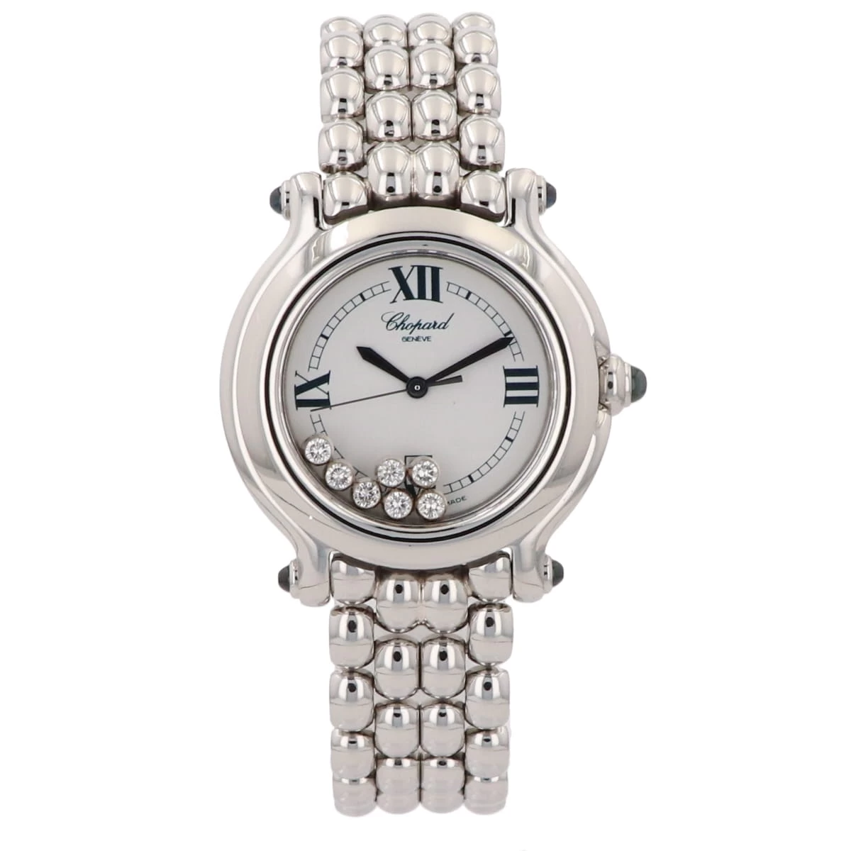 11% OFF [Wrapping Allowed] Chopard Chopard Happy Sport 7P Diamond 27/8236-23 SS Diamond Quartz White Unisex MSP29