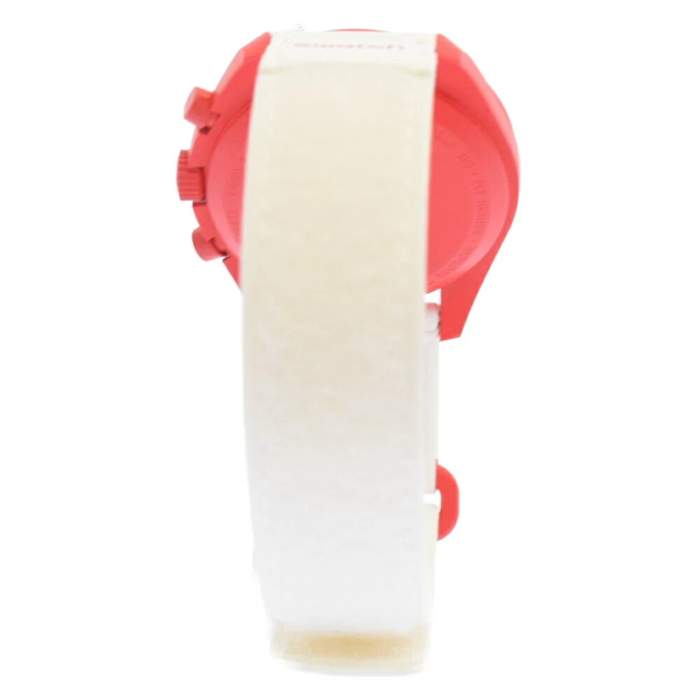 OMEGA (OMEGA) x Swatch MISSION TO MARS SO33R100 x Swatch Mission Tomars Bioceramic Red/White [Novel/] [Level S] [Color Red] [Online Limited Item]