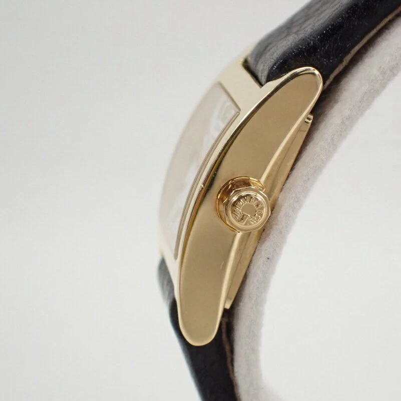 Longines [LONGINES] 750 (K18) Dolce Vita Leather Belt White Dial Ladies Quartz*L5.161.6