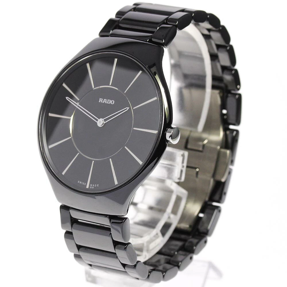 Good Condition [RADO] Rado True Thin Line 140.0741.3 Quartz 