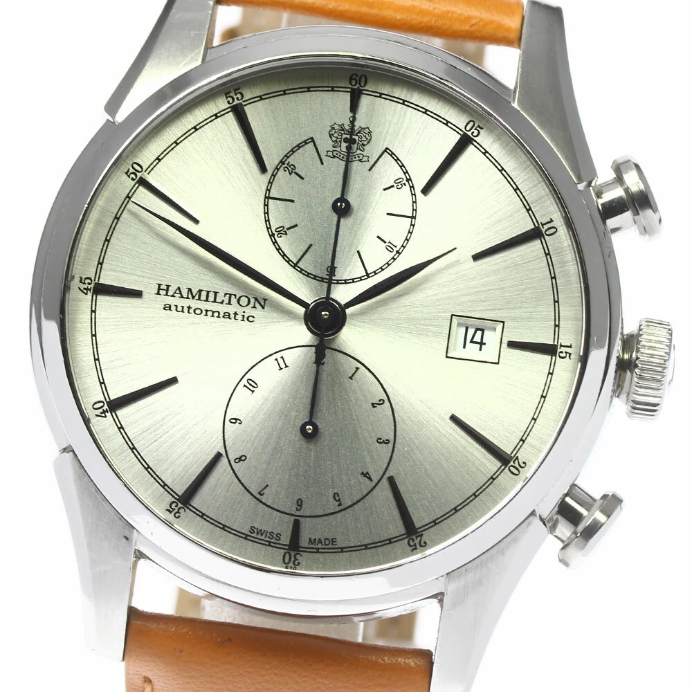 with warranty [HAMILTON] Hamilton Jazzmaster Spirit of Liberty H324160 self-winding 730618 [ev20]