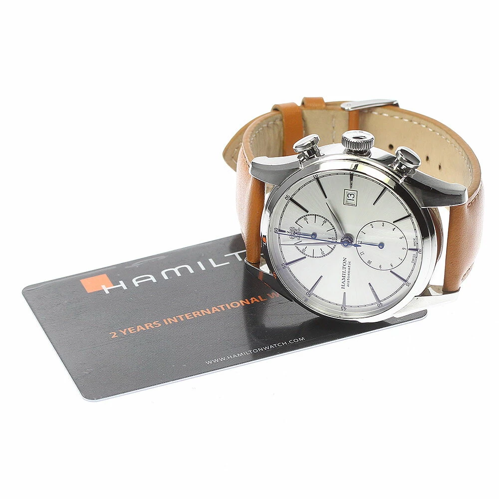with warranty [HAMILTON] Hamilton Jazzmaster Spirit of Liberty H324160 self-winding 730618 [ev20]