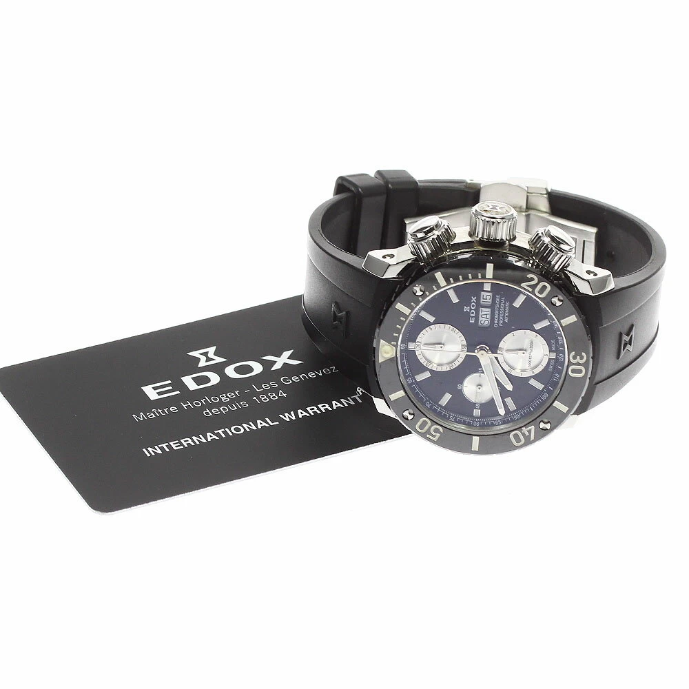EDOX EDOX 01117 CLASS ONE CHRONO OFFSHORE DAY DATE AUTOMATIC WITH WARRANTY CARD_740879