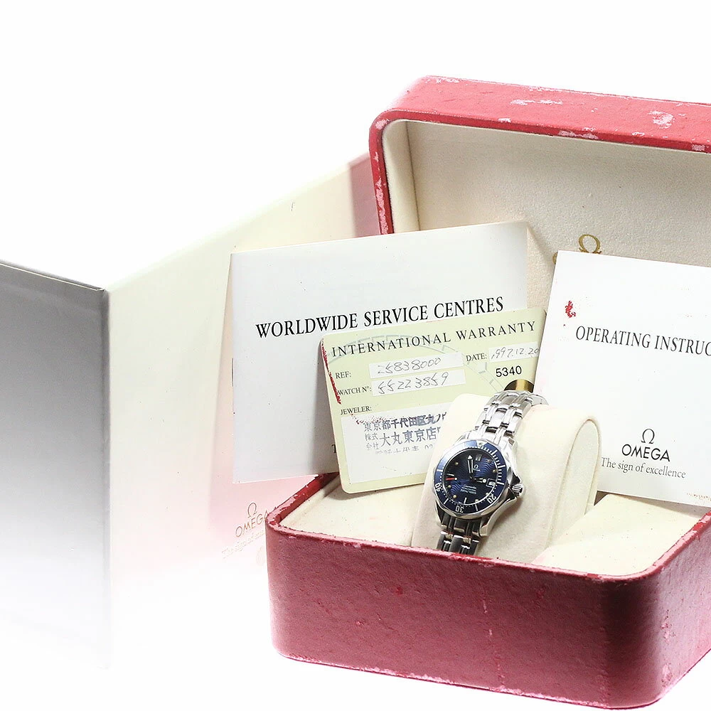 Omega OMEGA 2583.80 Seamaster 300 Date Quartz Ladies Box with Warranty_737798