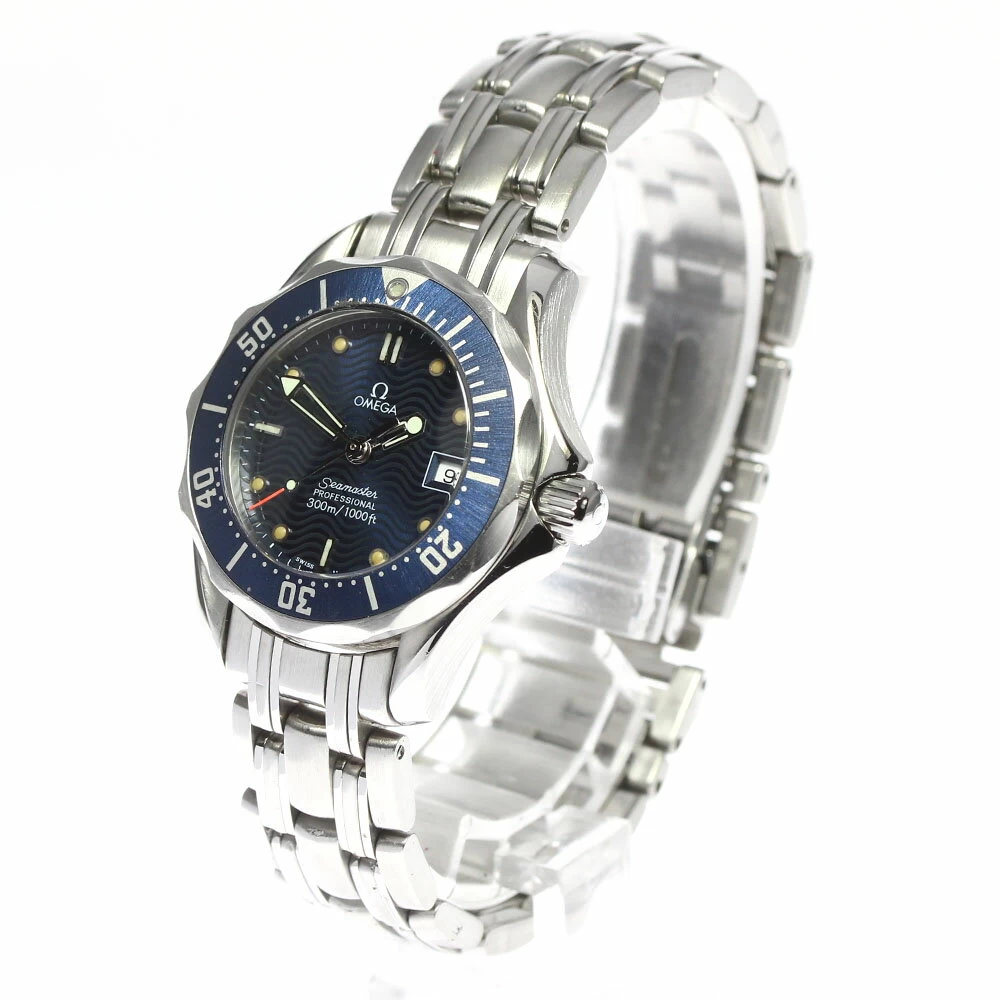 Omega OMEGA 2583.80 Seamaster 300 Date Quartz Ladies Box with Warranty_737798