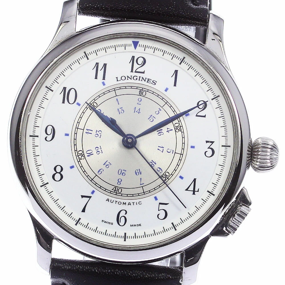 Longines LONGINES L2.605.4 navigation dual time automatic windings with box_740831