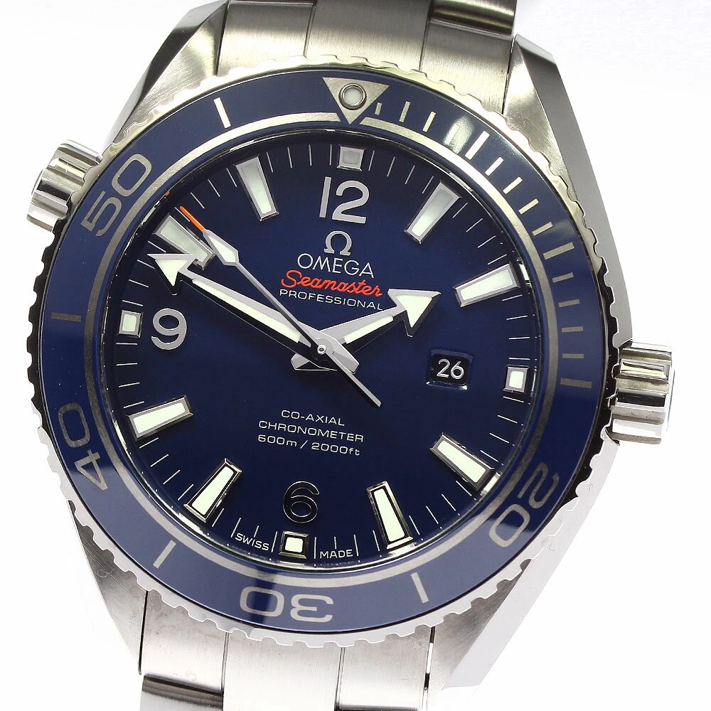 Omega OMEGA 232.90.38.20.03.001 Seamaster Planet Ocean Date Automatic Boys Good Box with Warranty _ 742725