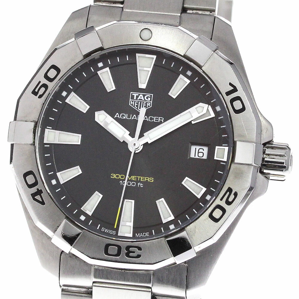 TAG HEUER TAG HEUER WBD1110 AQUARACER DATE QUARTZ BOX WITH WARRANTY CARD_741902