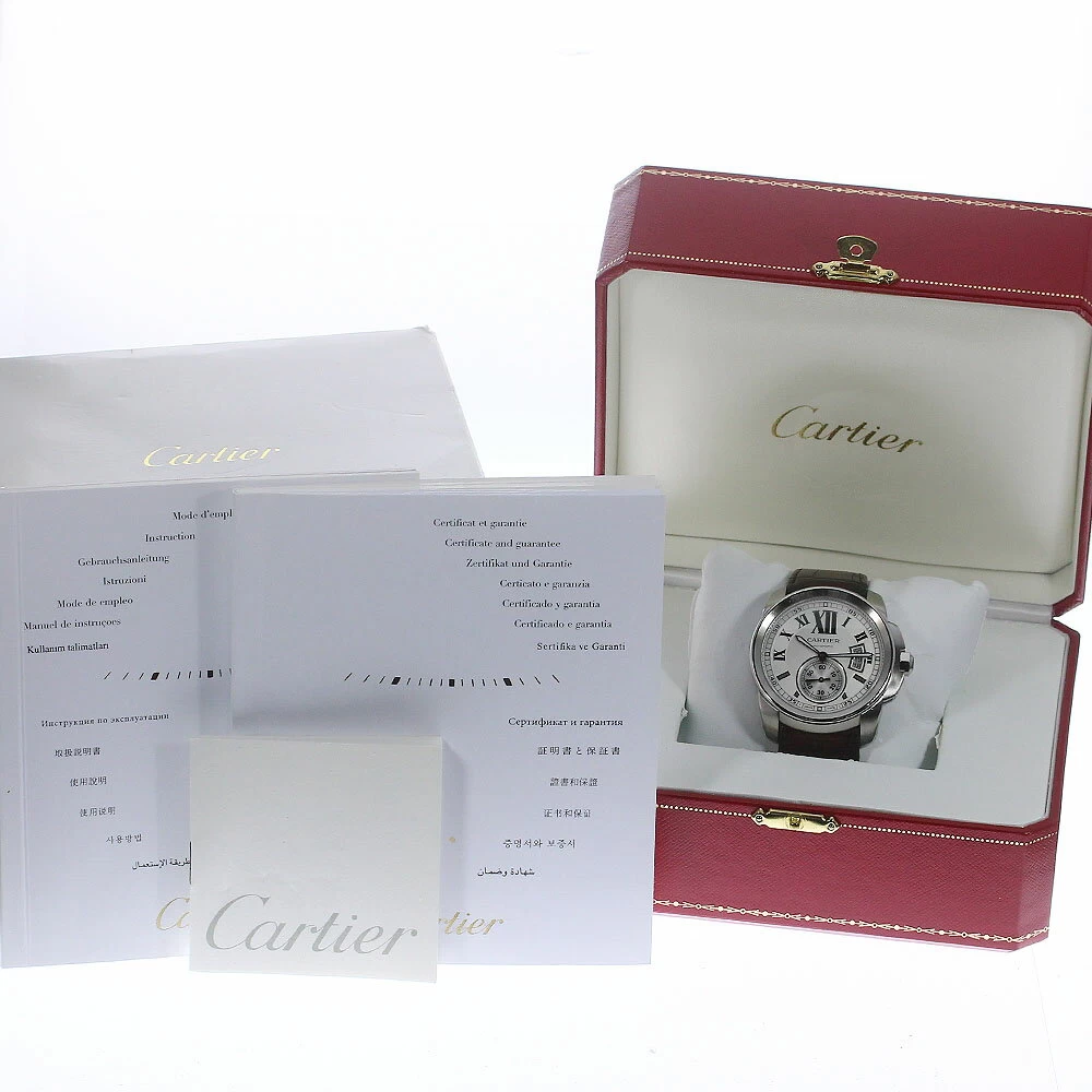 Cartier CARTIER W7100037 CALIBRE DE CARTIER DATE AUTOMATIC BOX WITH WARRANTY CARTIER _ 743144