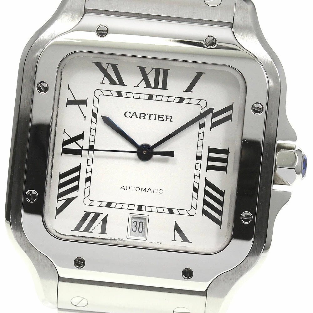Cartier CARTIER WSSA0009 Santos de Cartier LM Date automatic winding box with warranty card _ 748511