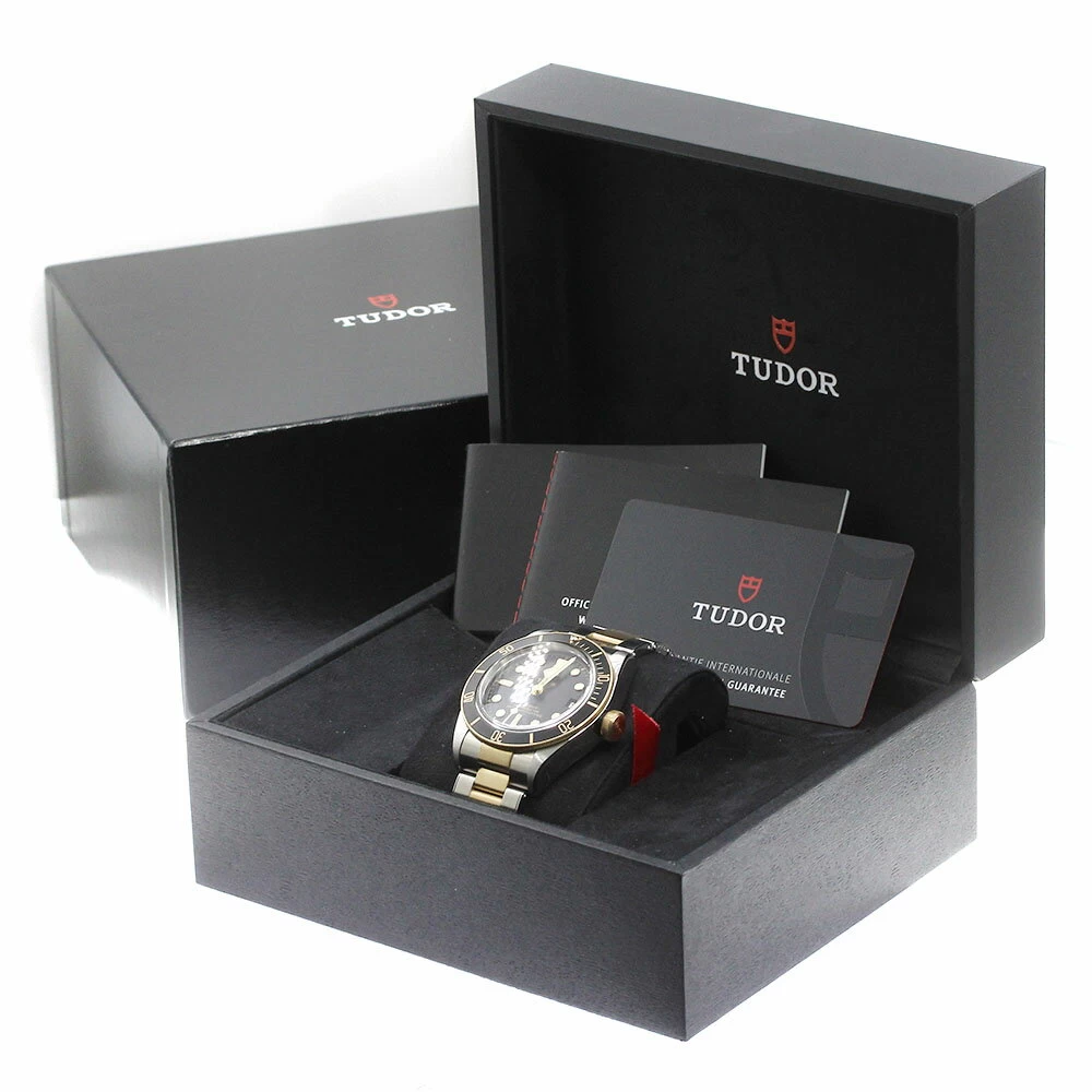 Tudor TUDOR 79733N Heritage Black Bay 41 Date YG Combi Automatic Winding Extremely Beautiful Item with Box and Warranty_749212