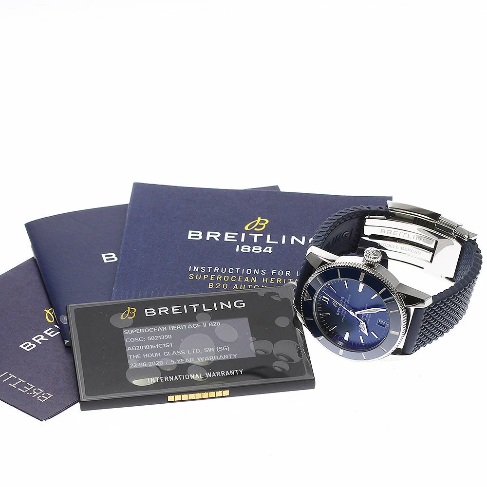 Breitling BREITLING AB2010 Super Ocean Heritage II Date Automatic Good Condition with Warranty _ 759229