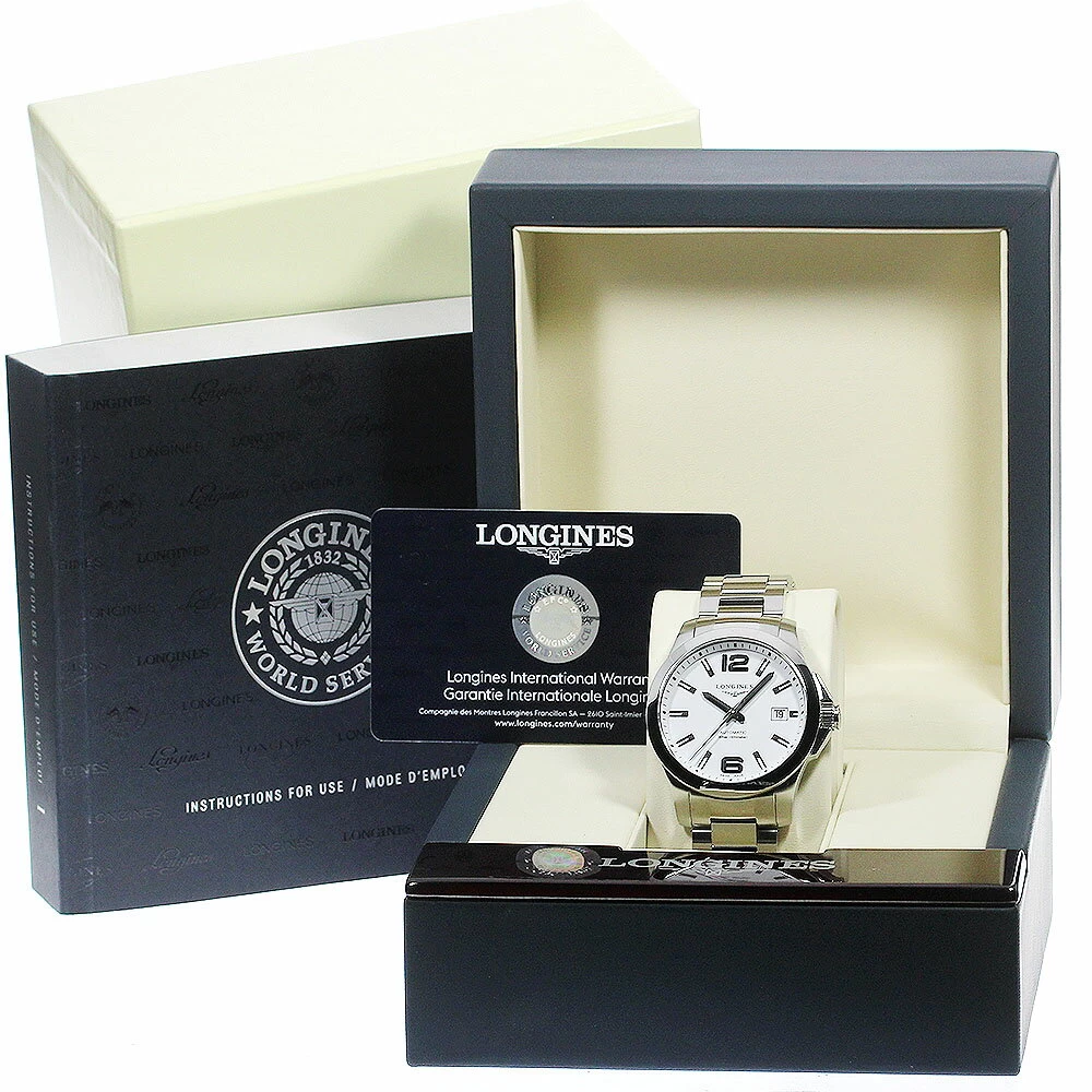 Longines LONGINES L3.776.4 Conquest Date Automatic Beauty Box with Warranty _ 758011