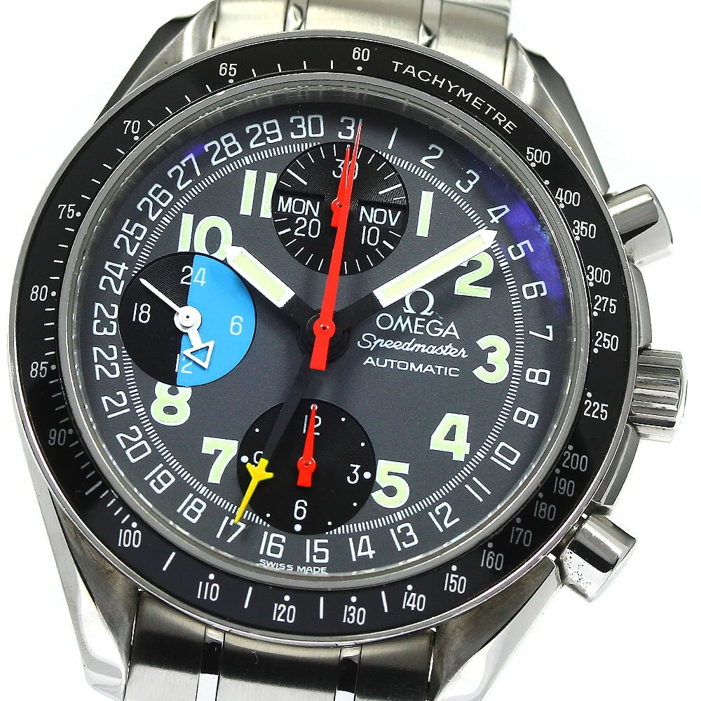 OMEGA OMEGA 3520.53 SPEEDMASTER MARK 40 TRIPLE CALENDAR CHRONOGRAPH SELF-WINDING GOOD PRODUCT _757956