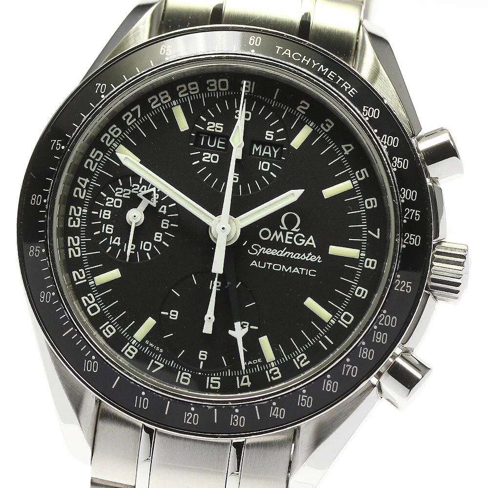 OMEGA OMEGA 3520.50 SPEEDMASTER MARK 40 COSMOS TRIPLE CALENDAR SELF-WINDING GOOD PRODUCT _751062