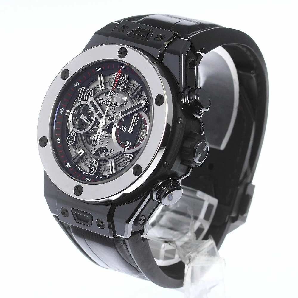 HUBLOT HUBLOT 411.CS.1170.RXYOS16 BIG BANG UNICO CERAMIC PLATINUM YOSHIDA SPECIAL SELF-WINDING GOOD BOX WITH WARRANTY_751396