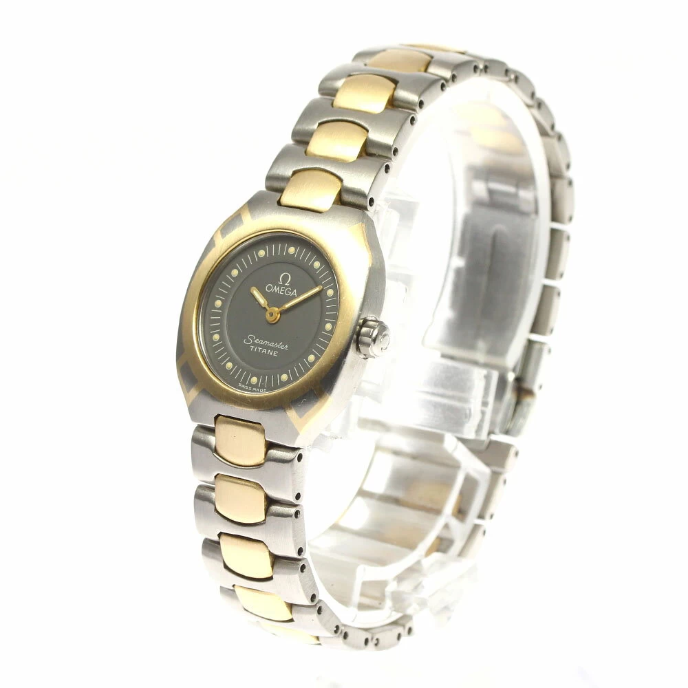Omega OMEGA Seamaster Polaris Quartz Ladies Good Item _756122