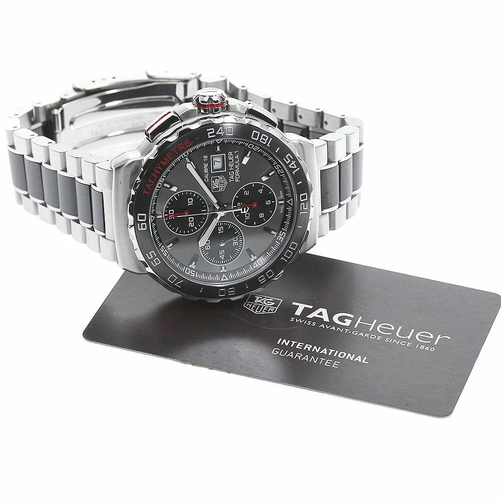 TAG HEUER TAG HEUER CAU2011-0 FORMULA 1 CHRONOGRAPH DATE AUTOMATIC WITH WARRANTY CARD_759457