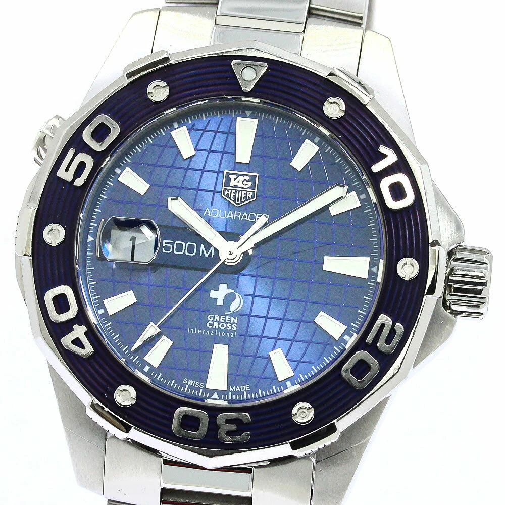 TAG HEUER TAG HEUER WAJ2116 AQUARACER 500M GREEN CROSS INTERNATIONAL 1600 PCS LIMITED EDITION SELF-WINDING _757829