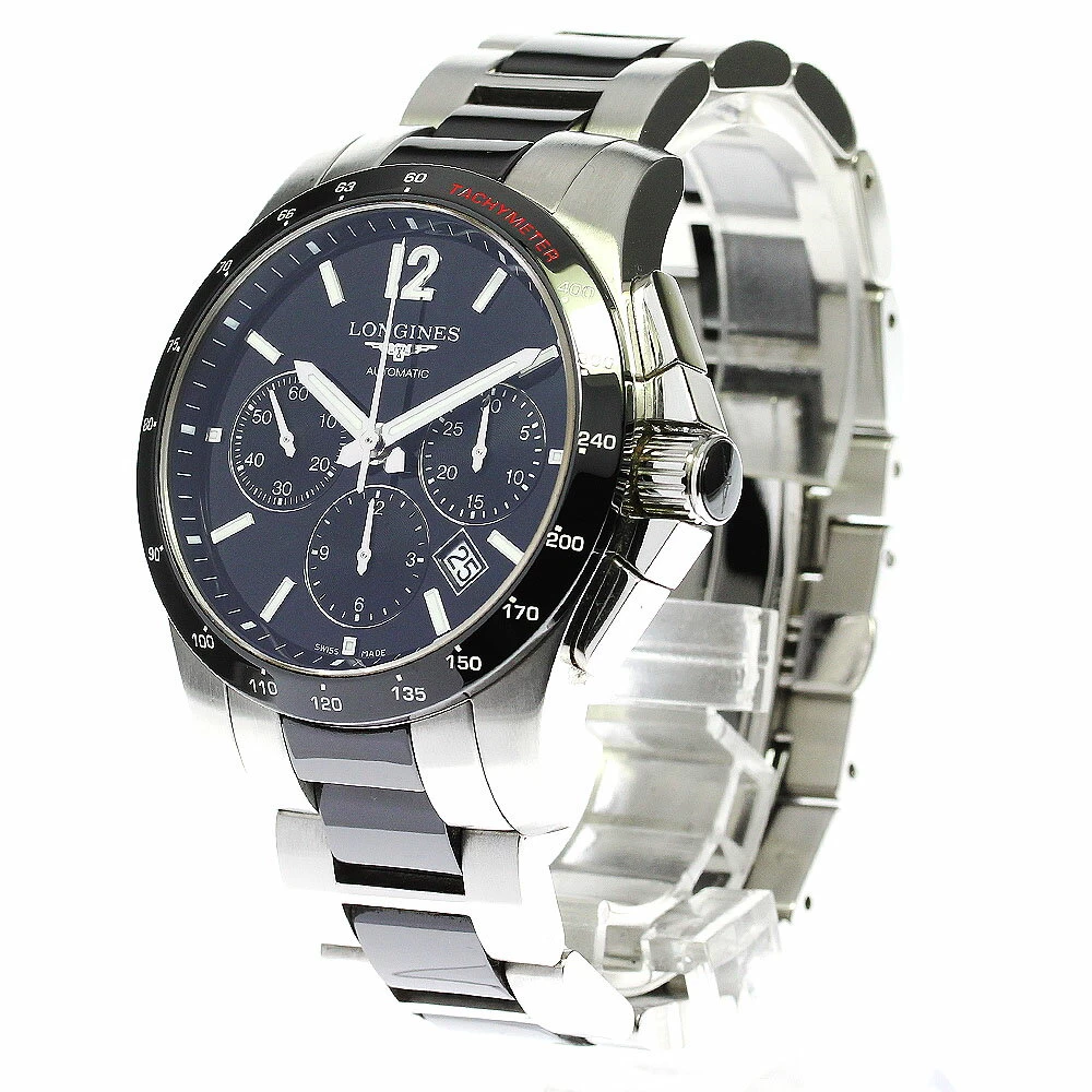 Longines LONGINES L2.744.4 Conquest Chronograph with automatic box and warranty_771057