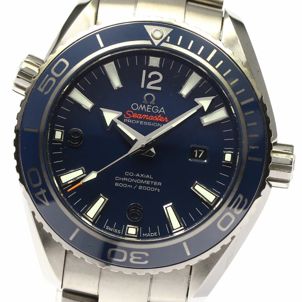 OMEGA 232.90.38.20.03.001 Seamaster Planet Ocean Date Automatic Boys Box with Warranty_770313