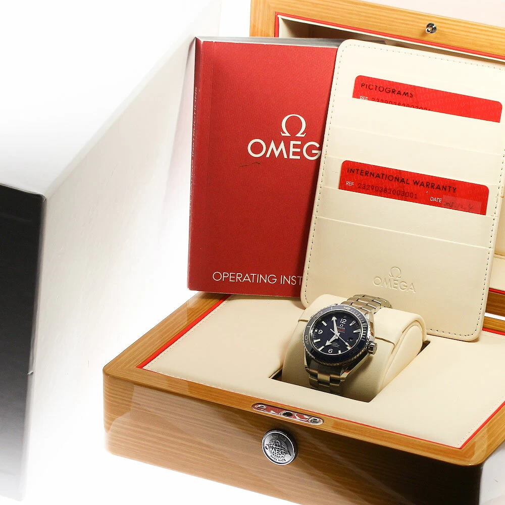 OMEGA 232.90.38.20.03.001 Seamaster Planet Ocean Date Automatic Boys Box with Warranty_770313