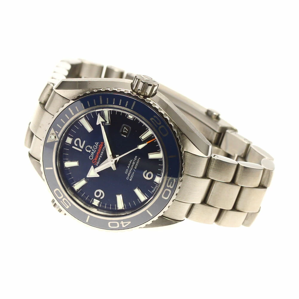 OMEGA 232.90.38.20.03.001 Seamaster Planet Ocean Date Automatic Boys Box with Warranty_770313
