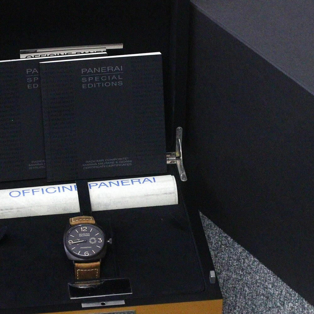 Panerai Panerai PAM00339 Radiomir Composite Marina Militare 8 Days Hand Rolled Very Beautiful Item Box with Warranty_775287