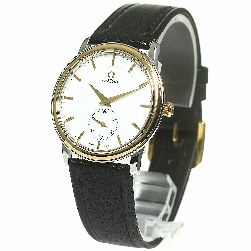 Omega OMEGA 4720.31.11 Devil Prestige YG Bezel Small Second Hand Wound Beautiful Item _769154