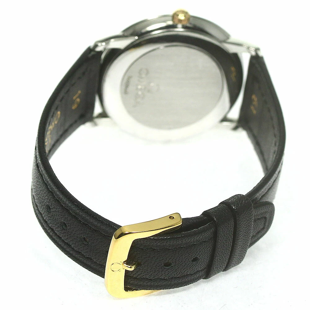 Omega OMEGA 4720.31.11 Devil Prestige YG Bezel Small Second Hand Wound Beautiful Item _769154
