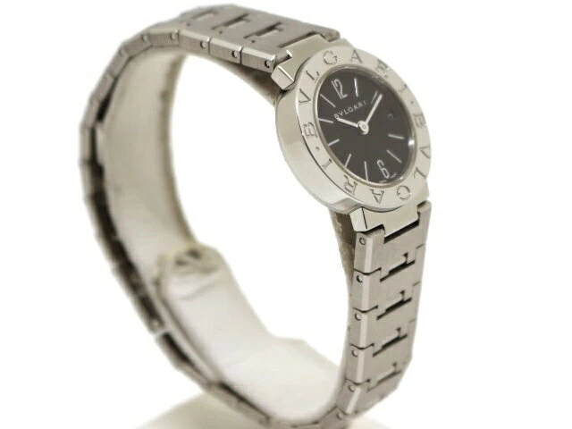BVLGARI Bulgari Watch Bulgari Bvlgari BB23SS SS Stainless Steel Black Dial Ladies Quartz [200]