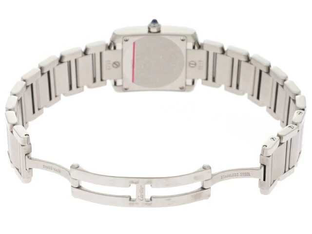 Cartier CARTIER Tank Francaise SM Asia Limited Black W51026Q3 Stainless Steel Quartz [472] SS 