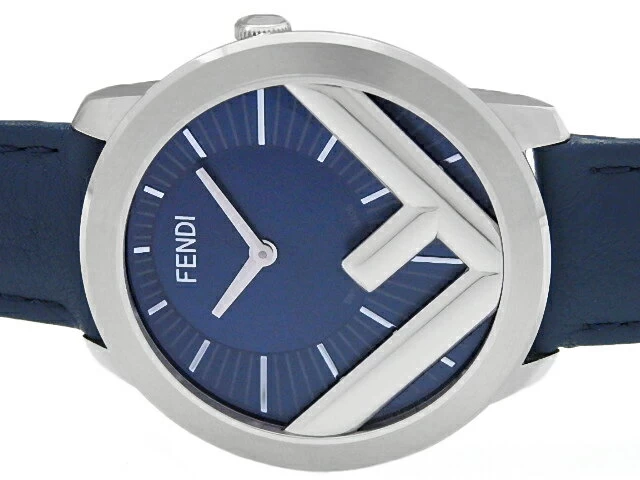 FENDI FENDI TIMEPIECE RUNAWAY 71000L QUARTZ BLUE DIAL [DS KATOU]
