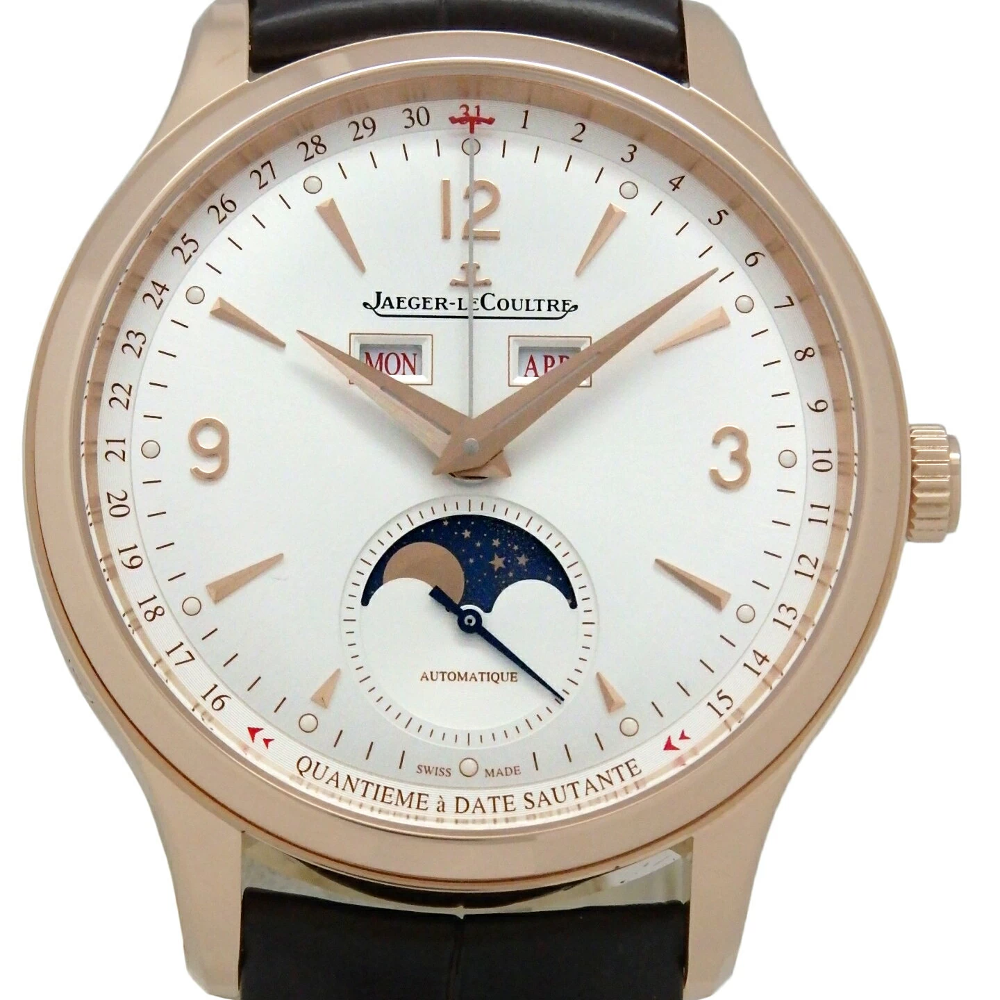 2023/3 purchase item Jaeger LeCoultre Master Calendar Q4142520 Triple Calendar Moon Phase Automatic Ivory Dial [DS KATOU]