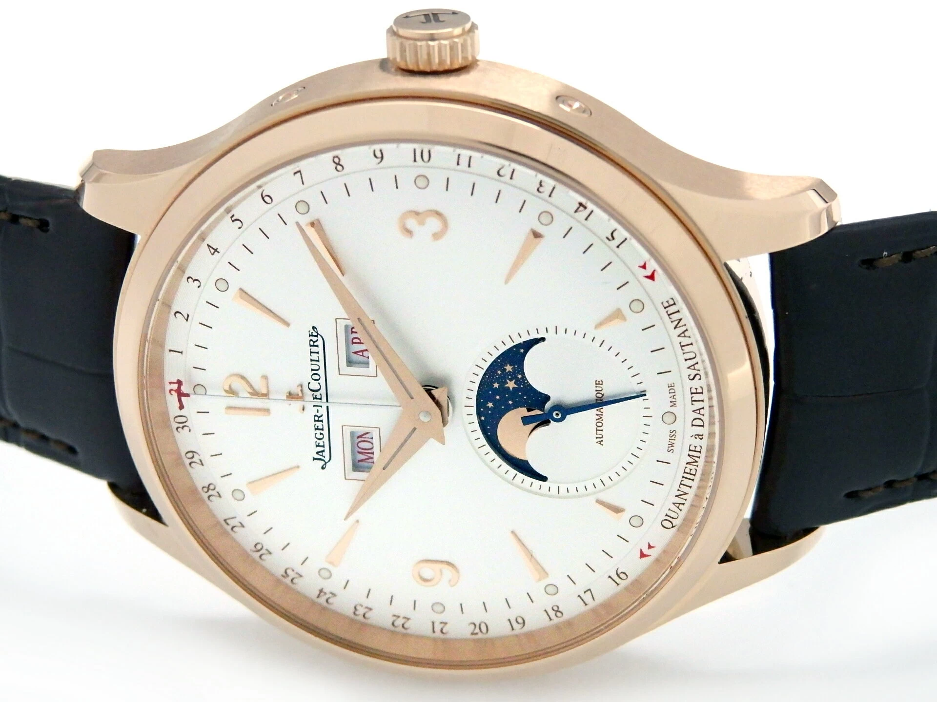 2023/3 purchase item Jaeger LeCoultre Master Calendar Q4142520 Triple Calendar Moon Phase Automatic Ivory Dial [DS KATOU]