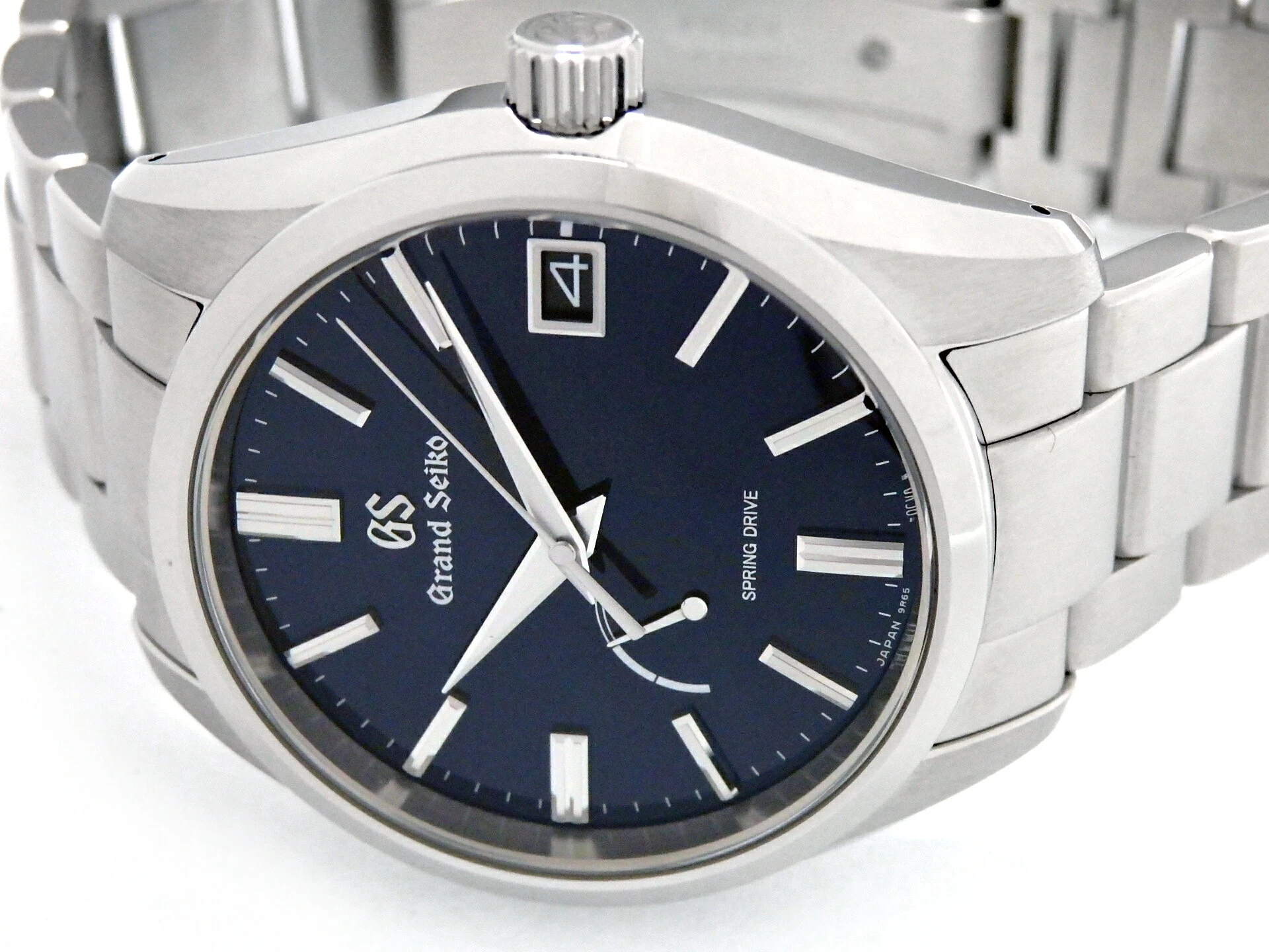 Like New SEIKO Seiko GS Grand Seiko Spring Drive SBGA439 9R65 Power Reserve Automatic Blue Dial [DS KATOU]