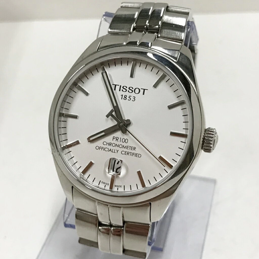 TISSOT (Tissot) PR100 Powermatic Size: Color: Silver/White [141 Watch] [Suzuka Joint Sale] [141-220425-04NS]
