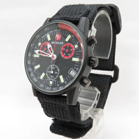 WENGER Wenger 70731.XL Military Command Chrono Chronograph Nylon Velcro [141 watches] [Yokkaichi sold together] [141-221109-07OH]