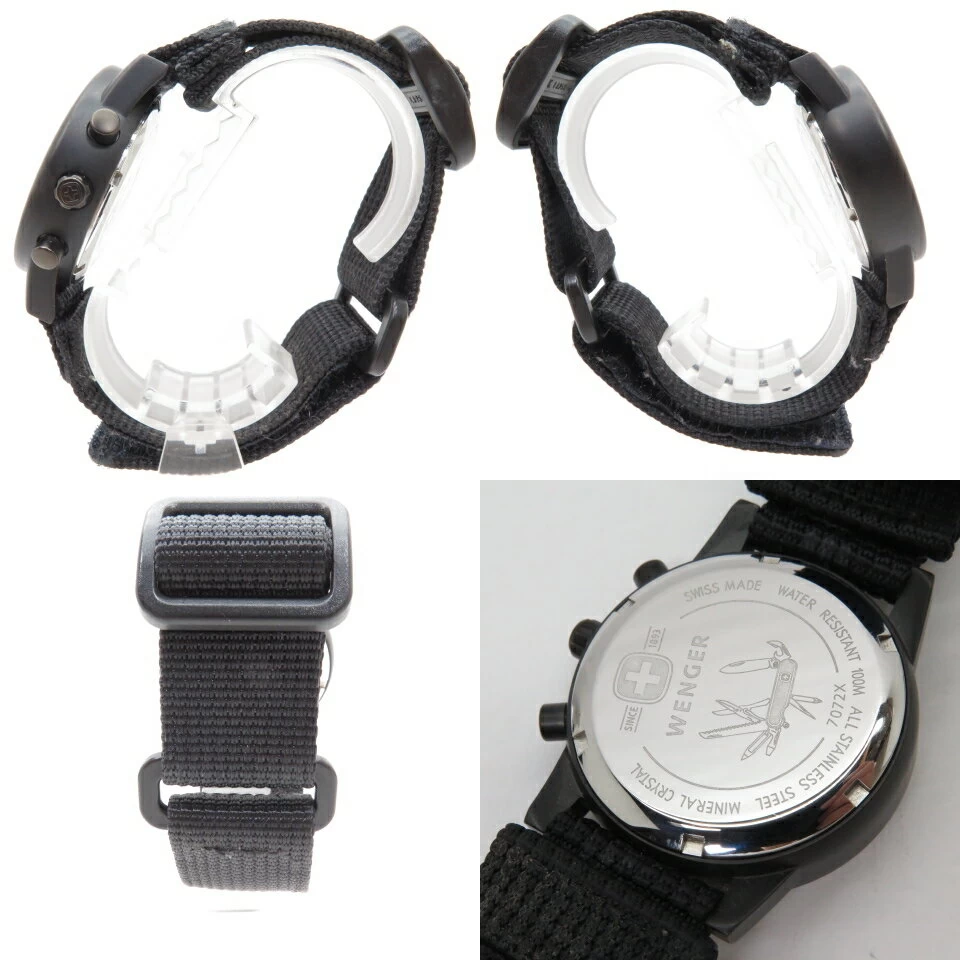 WENGER Wenger 70731.XL Military Command Chrono Chronograph Nylon Velcro [141 watches] [Yokkaichi sold together] [141-221109-07OH]