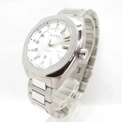 GUCCI Gucci GG2570 YA142402 37mm Boys Stainless Steel Silver Watch Watch [141 watches] [Yokkaichi sold together] [148-221221-01OH]