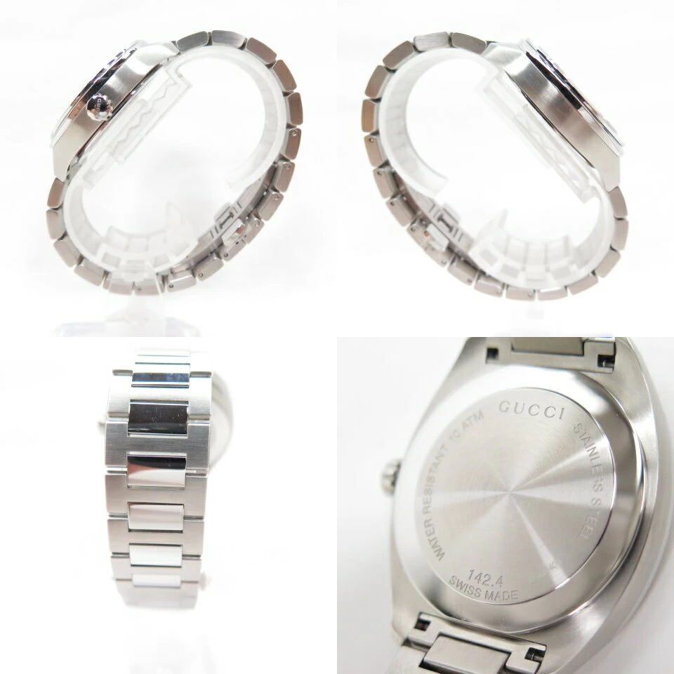 GUCCI Gucci GG2570 YA142402 37mm Boys Stainless Steel Silver Watch Watch [141 watches] [Yokkaichi sold together] [148-221221-01OH]